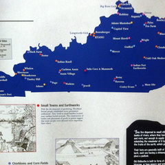 Kentucky Historical Museum map of Native American sites